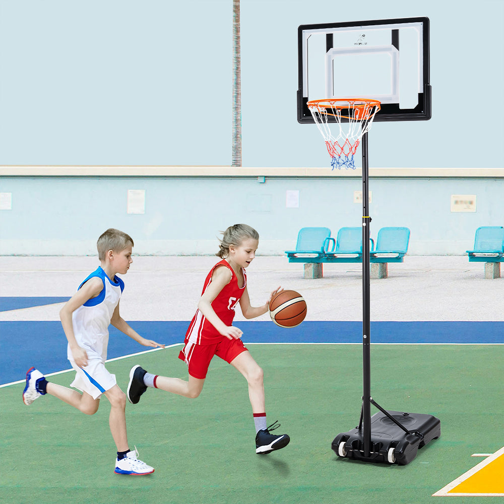 ProPulse Kids Basketball Hoop Portable 1.5M-2.1M Height Adjustable-Basketball Hoops-PEROZ Accessories