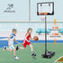 ProPulse Kids Basketball Hoop Portable 1.5M-2.1M Height Adjustable-Basketball Hoops-PEROZ Accessories