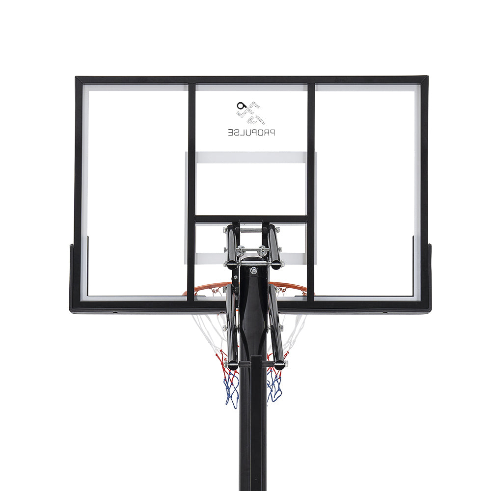 ProPulse Basketball Hoop Stand 2.45M-3.05M Height Adjustable-Basketball Hoops-PEROZ Accessories