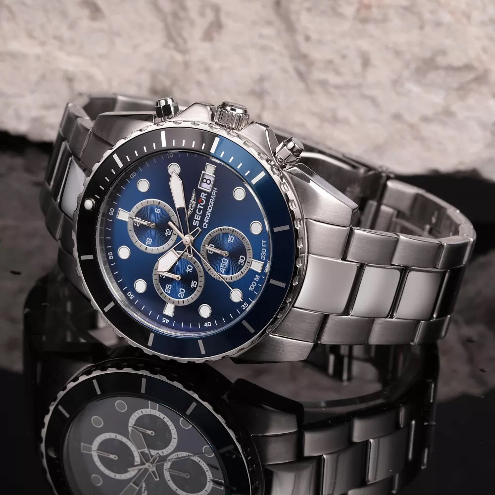 Sector 450 Blue Dial Chronograph-PEROZ Accessories