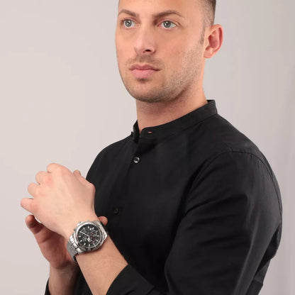 Sector 950 Black Dial Steel Chronograph-PEROZ Accessories