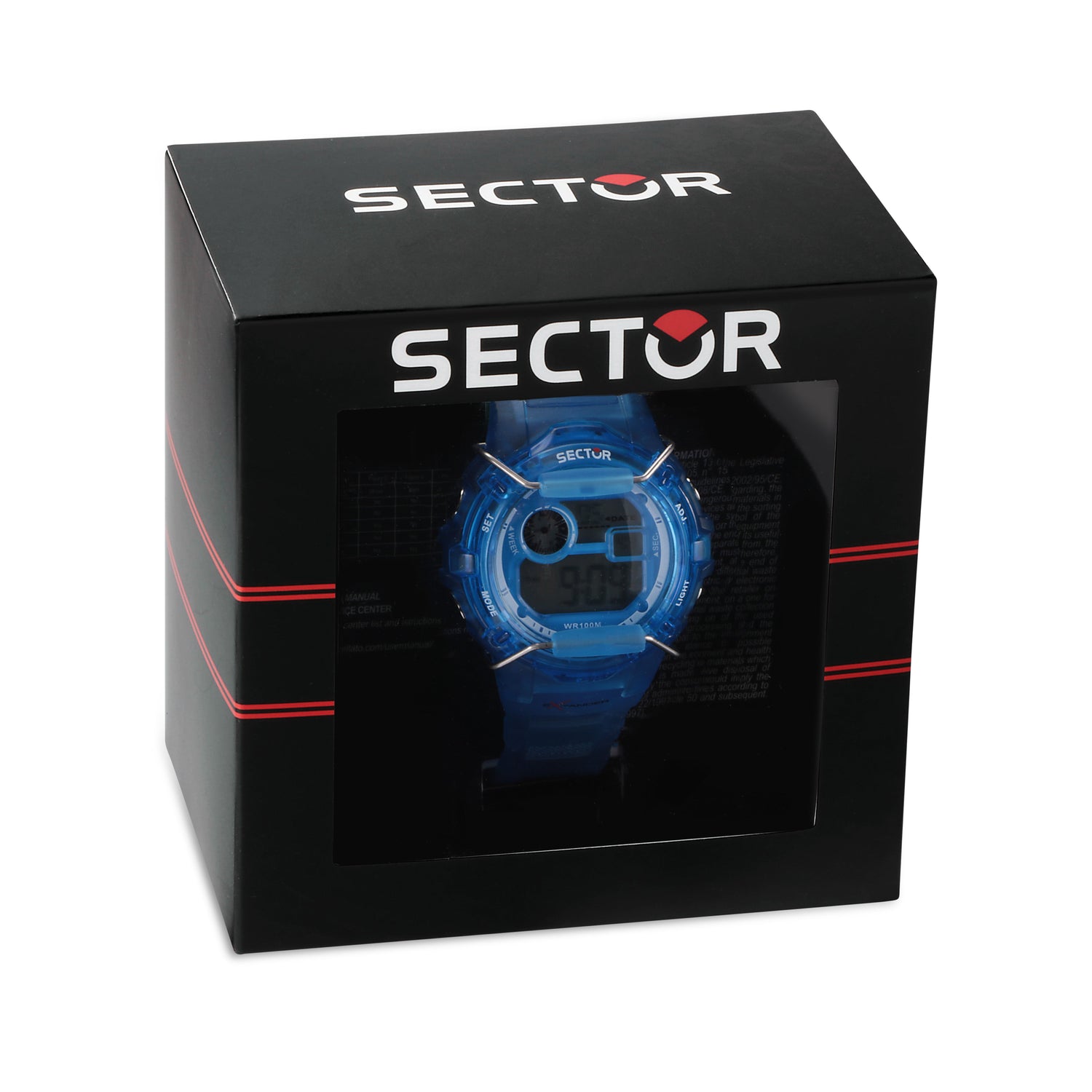 Sector EX-05 Blue Digital Watch-PEROZ Accessories