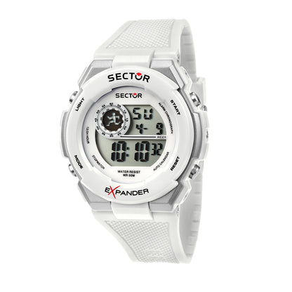 Sector EX-10 White Digital Watch-PEROZ Accessories