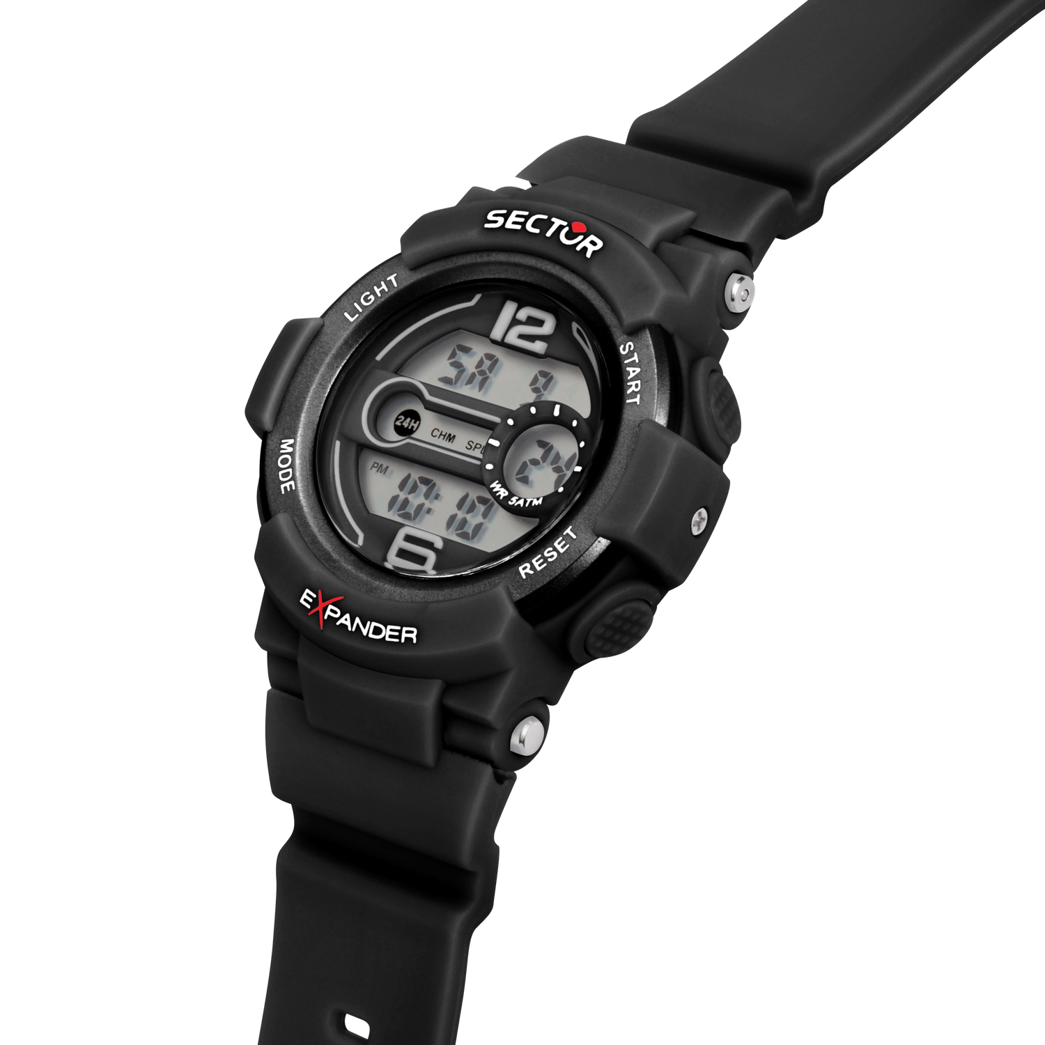 Sector EX-16 Black Digital Watch-PEROZ Accessories