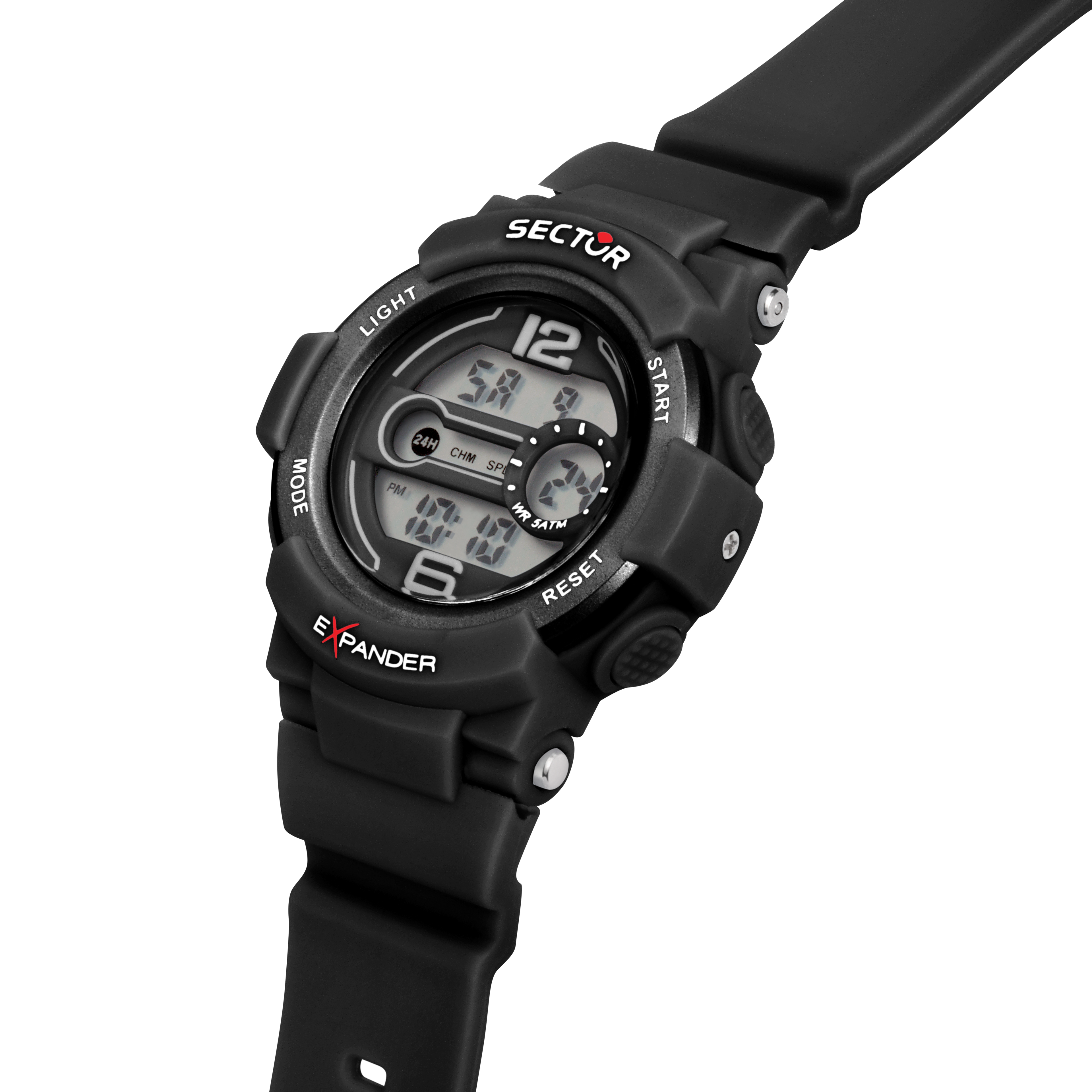 Sector EX-16 Black Digital Watch-PEROZ Accessories