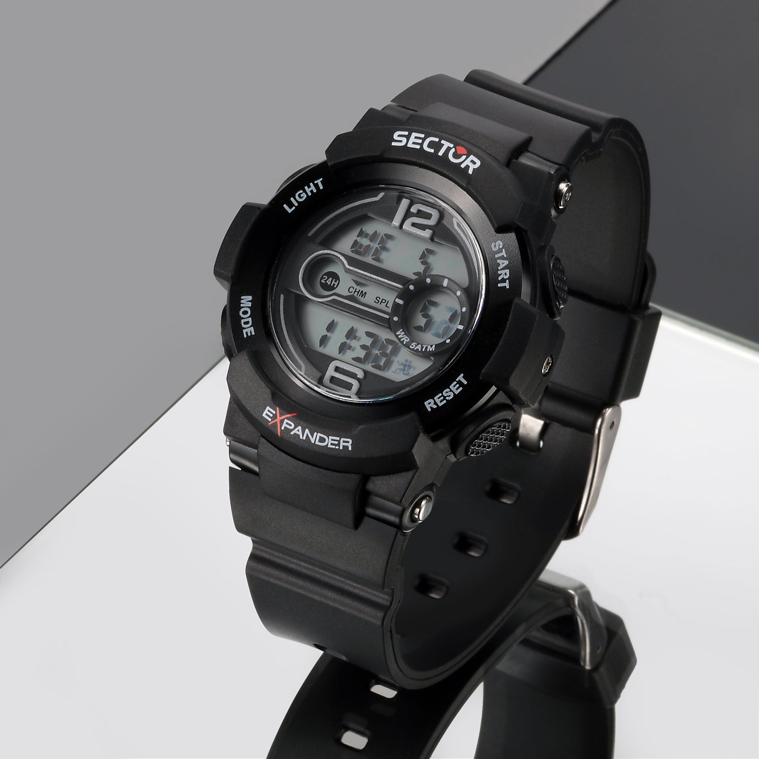 Sector EX-16 Black Digital Watch-PEROZ Accessories