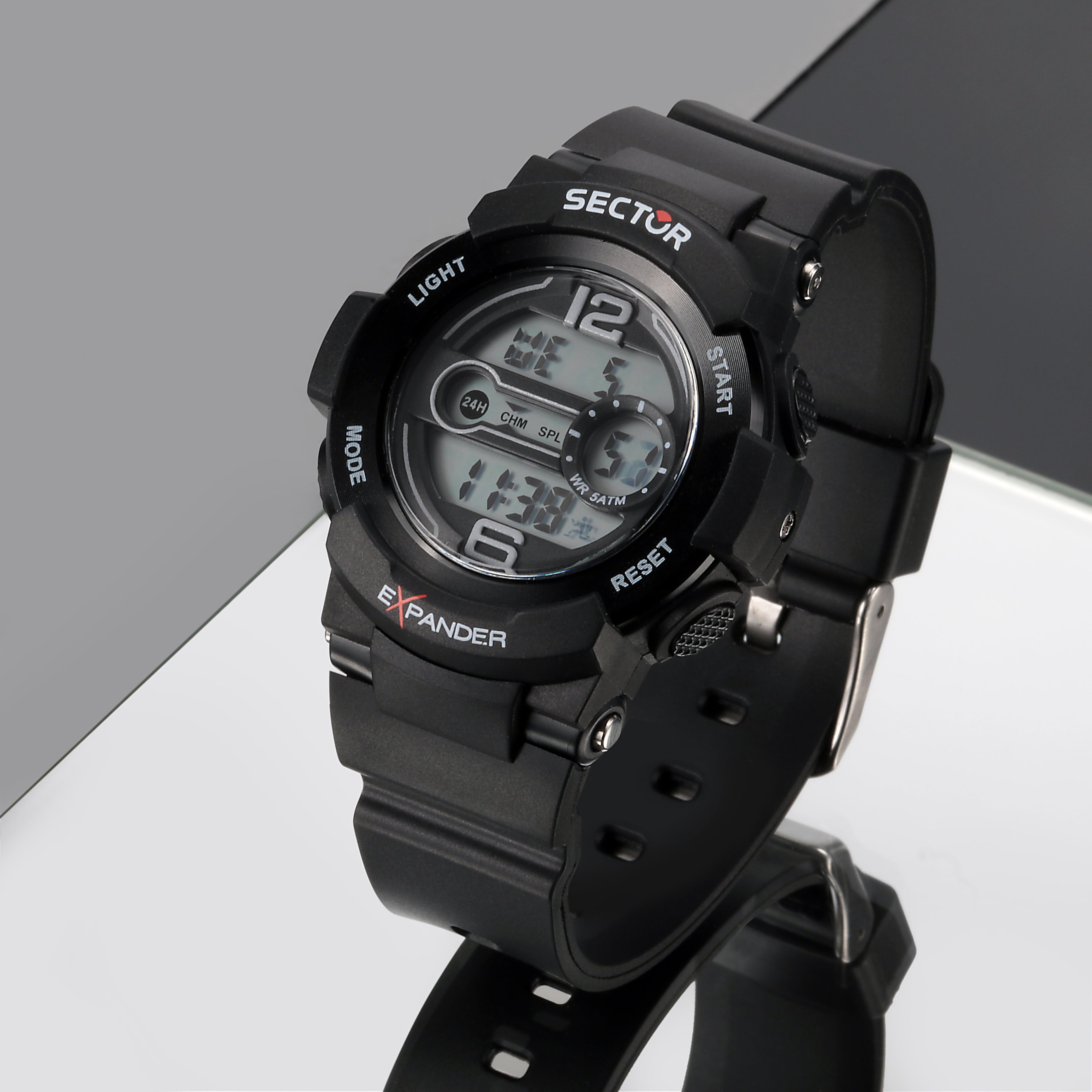 Sector EX-16 Black Digital Watch-PEROZ Accessories