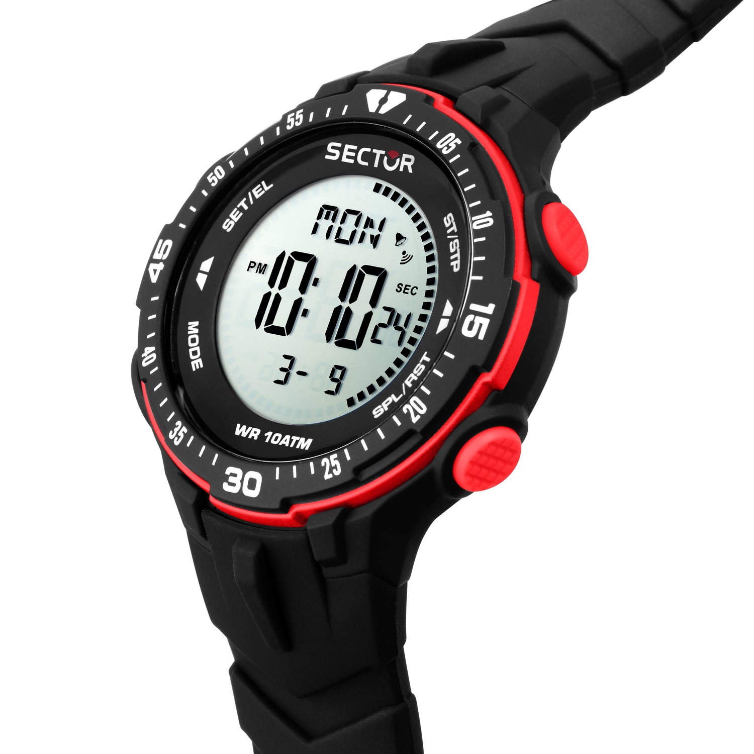 Sector EX-26 Black Digital Watch-PEROZ Accessories