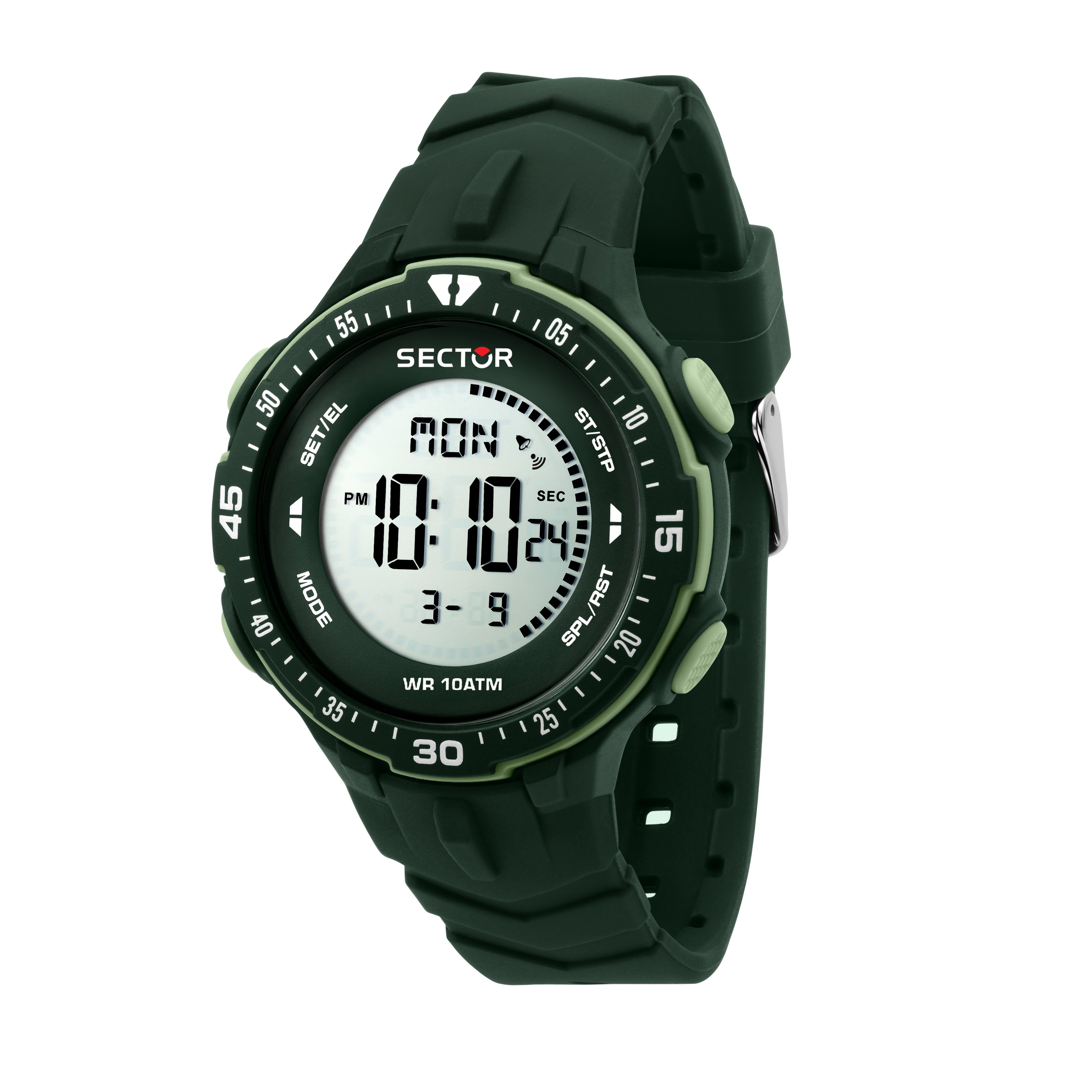 Sector EX-26 Green Digital Watch-PEROZ Accessories