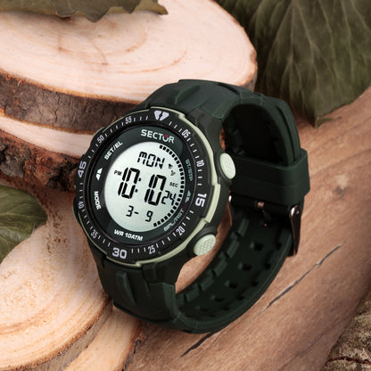Sector EX-26 Green Digital Watch-PEROZ Accessories