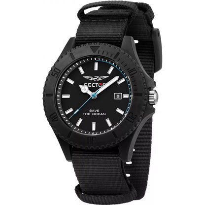 Sector Save The Ocean Nato Black Watch-PEROZ Accessories
