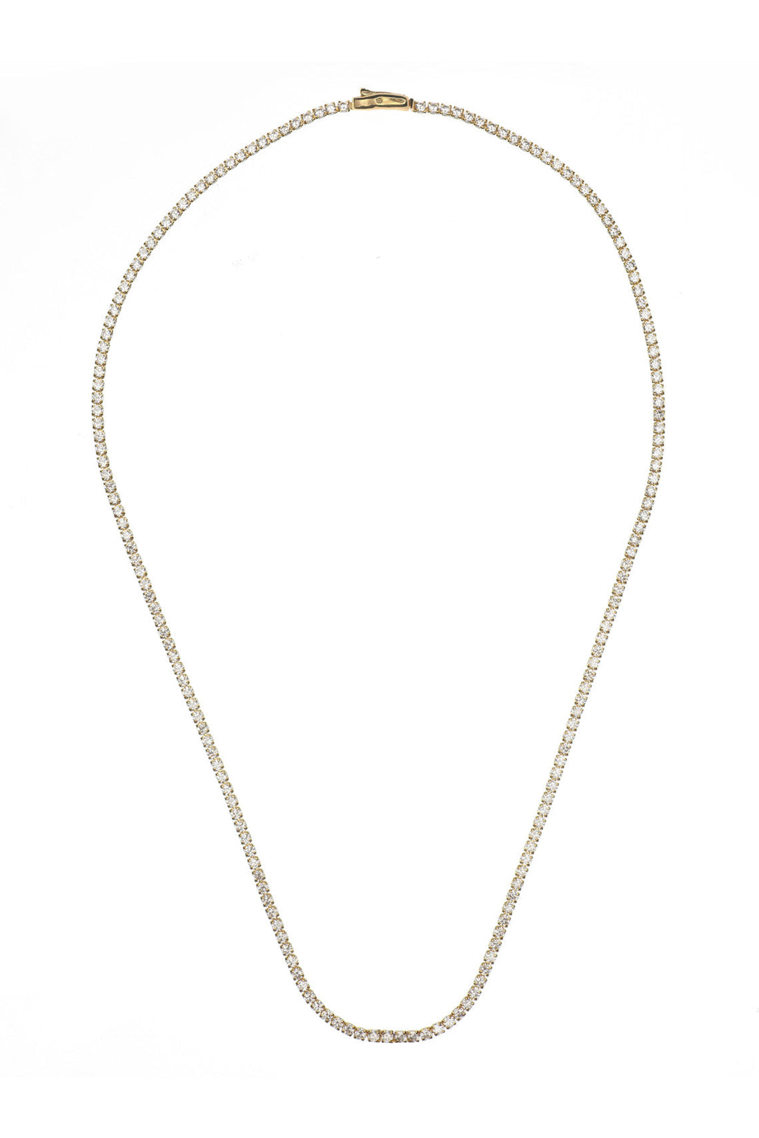 SYDNEY SOIRÉE 2MM TENNIS NECKLACE 42CM GOLD-PEROZ Accessories