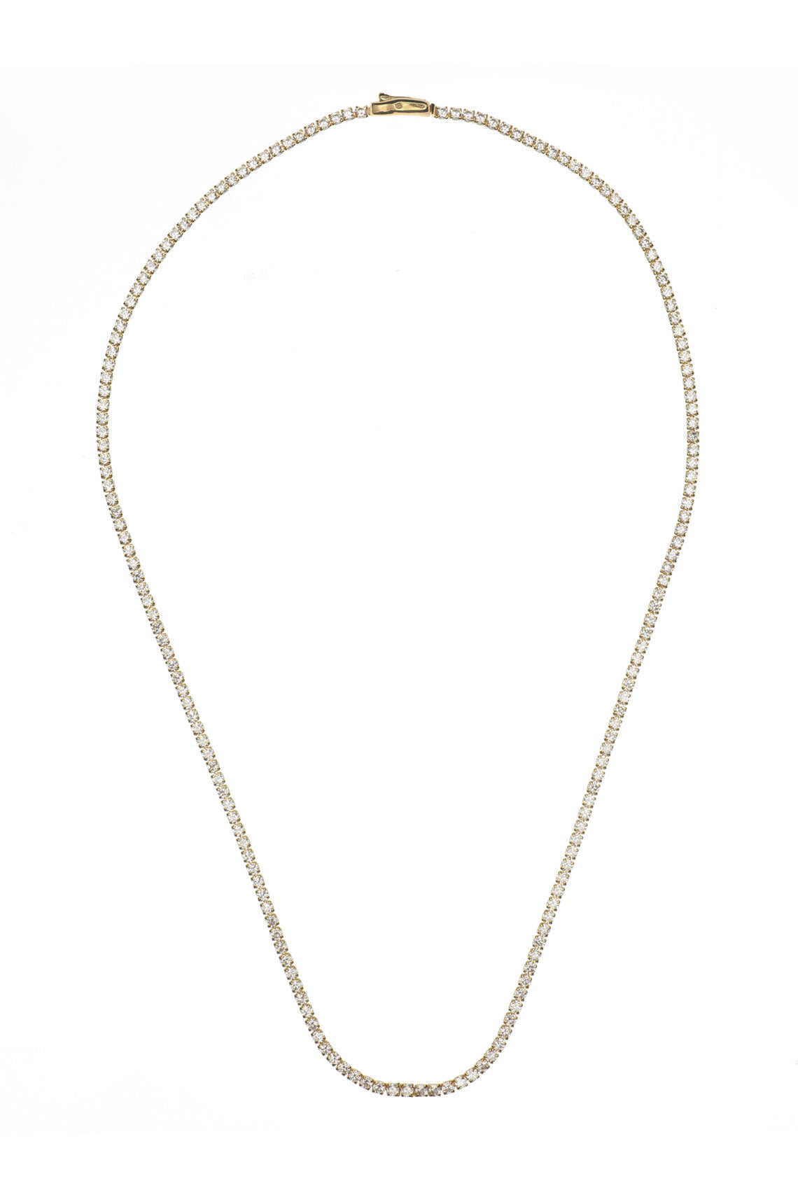 SYDNEY SOIRÉE 2MM TENNIS NECKLACE 42CM GOLD-PEROZ Accessories