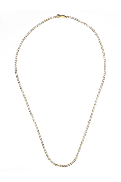 SYDNEY SOIRÉE 2MM TENNIS NECKLACE 42CM GOLD-PEROZ Accessories