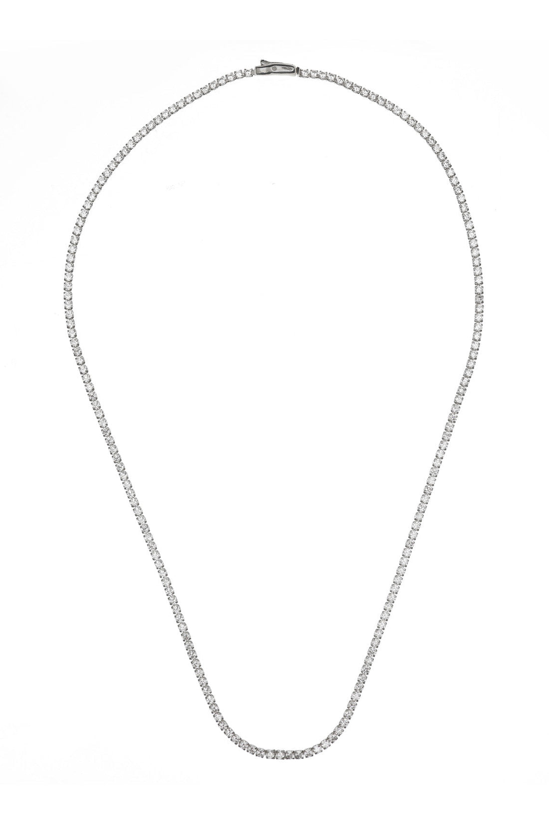 SYDNEY SOIRÉE 2MM TENNIS NECKLACE 42CM SILVER-PEROZ Accessories