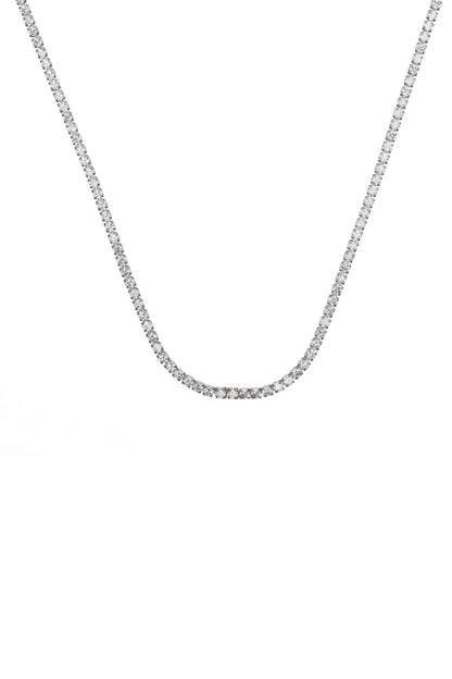 SYDNEY SOIRÉE 2MM TENNIS NECKLACE 42CM SILVER-PEROZ Accessories