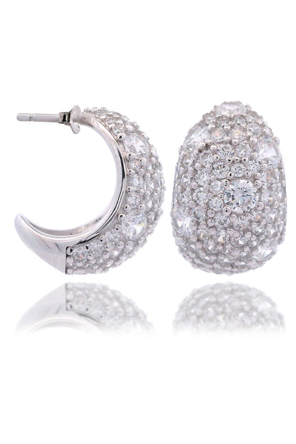 SYDNEY SOIRÉE DOUBLE BAY EARRINGS SILVER-PEROZ Accessories
