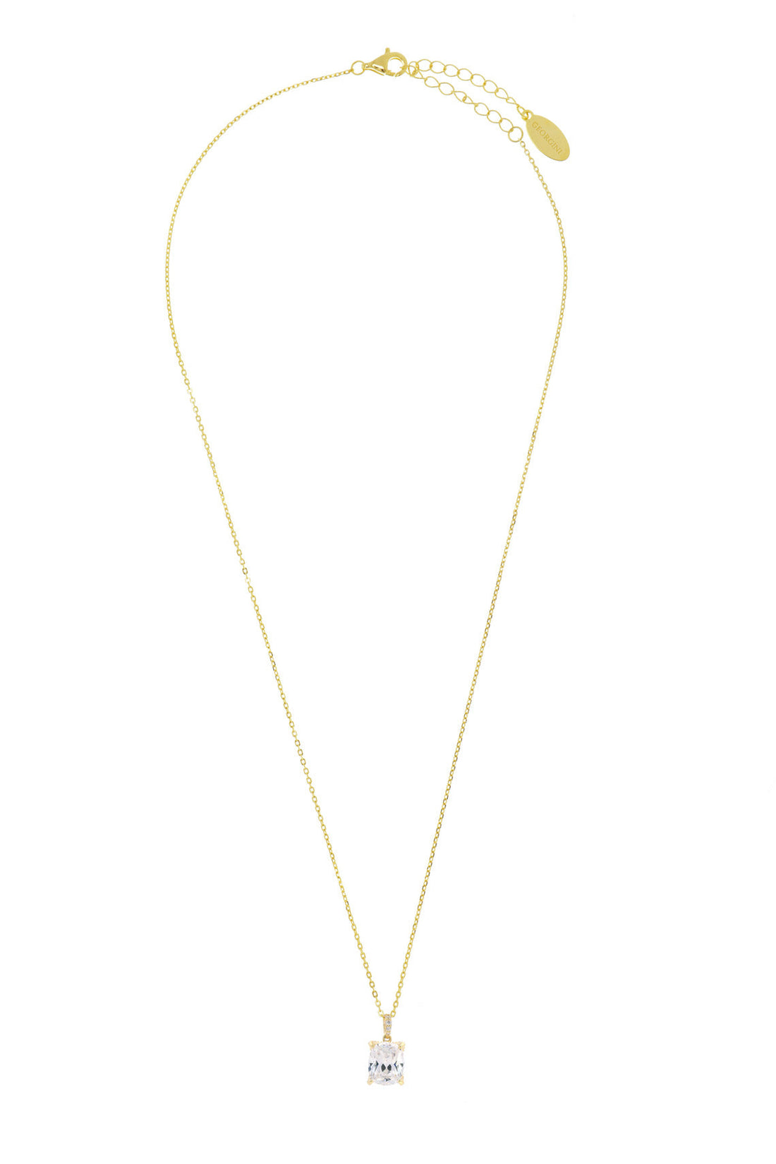 SYDNEY SOIRÉE ELAINE CUSHION CUT PENDANT GOLD-PEROZ Accessories