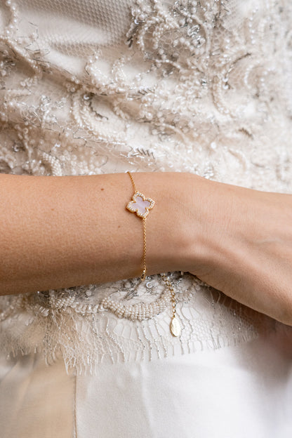 SYDNEY SOIRÉE FAIRWATER MOTHER OF PEARL BRACELET GOLD-PEROZ Accessories