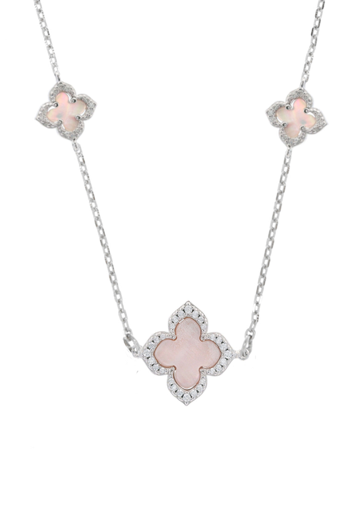SYDNEY SOIRÉE FAIRWATER MOTHER OF PEARL DELUXE NECKLACE SILVER-PEROZ Accessories