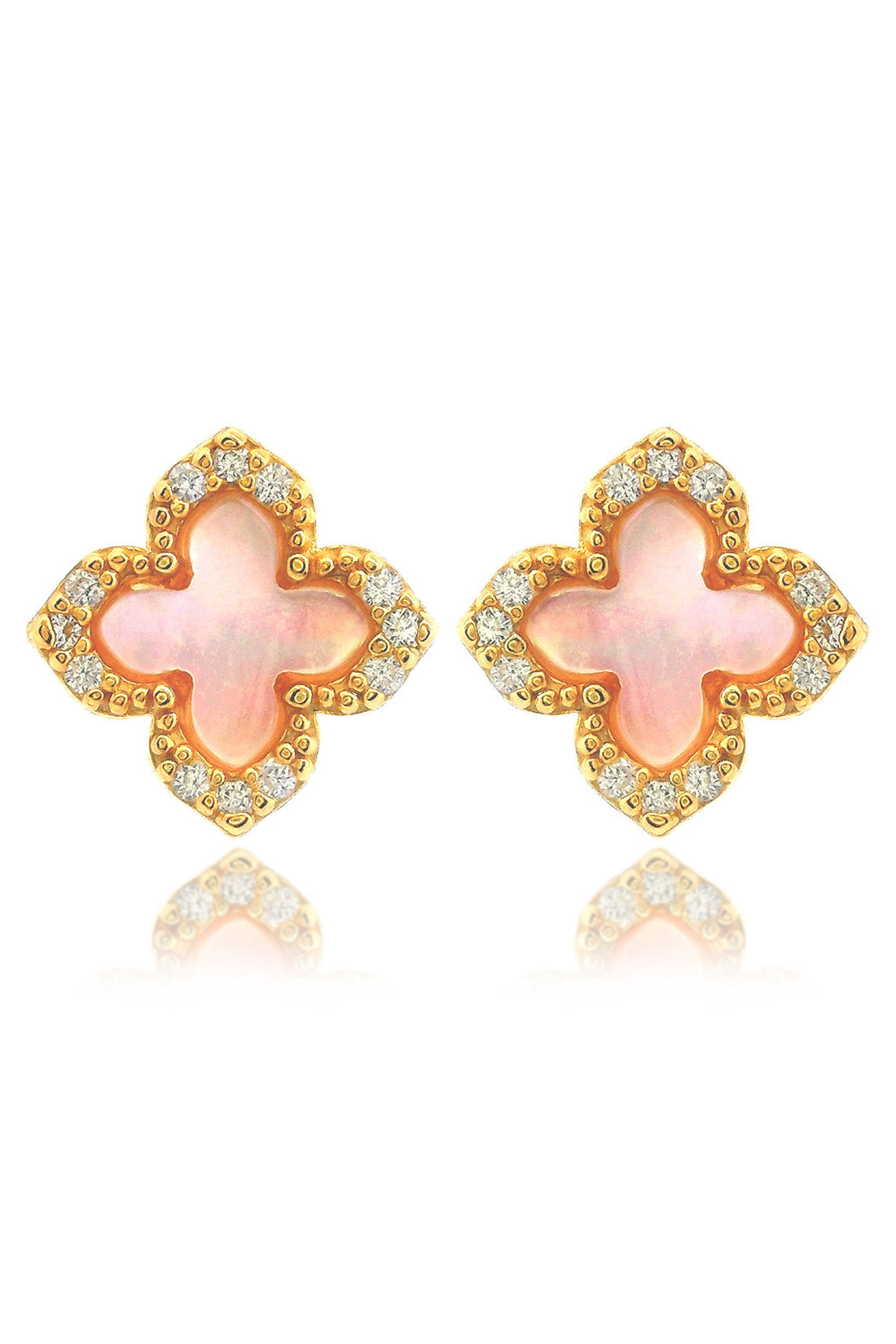 SYDNEY SOIRÉE FAIRWATER MOTHER OF PEARL STUD EARRINGS GOLD-PEROZ Accessories