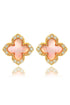 SYDNEY SOIRÉE FAIRWATER MOTHER OF PEARL STUD EARRINGS GOLD-PEROZ Accessories