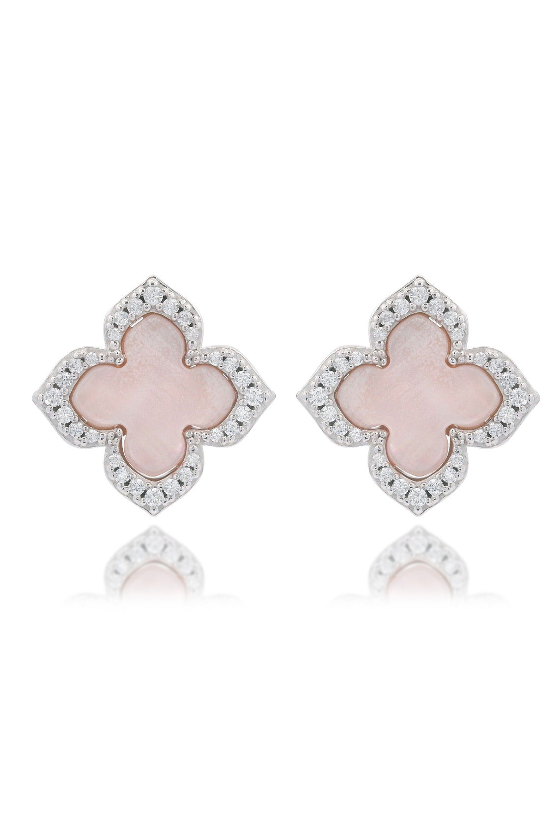 SYDNEY SOIRÉE FAIRWATER MOTHER OF PEARL STUD EARRINGS SILVER-PEROZ Accessories