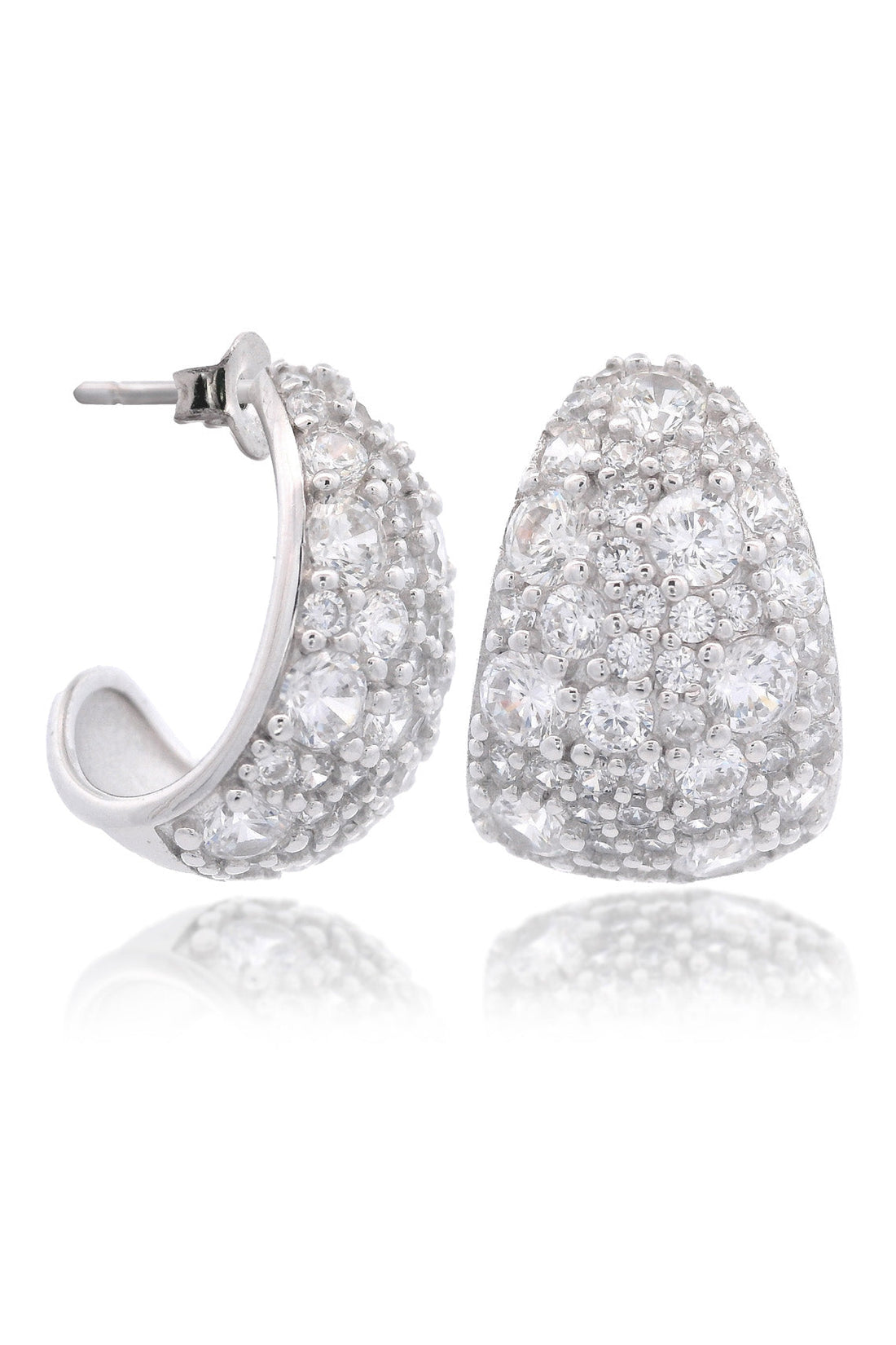 SYDNEY SOIRÉE ROSE BAY EARRINGS SILVER-PEROZ Accessories