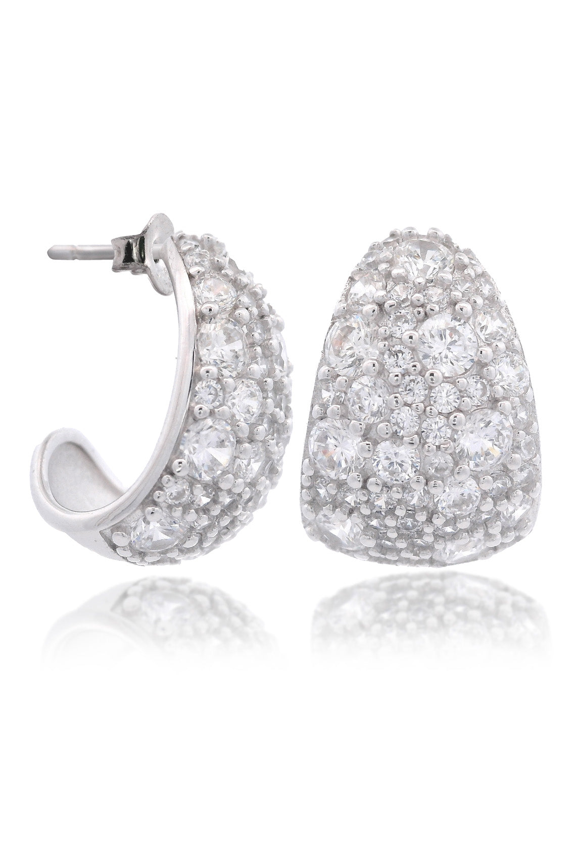SYDNEY SOIRÉE ROSE BAY EARRINGS SILVER-PEROZ Accessories
