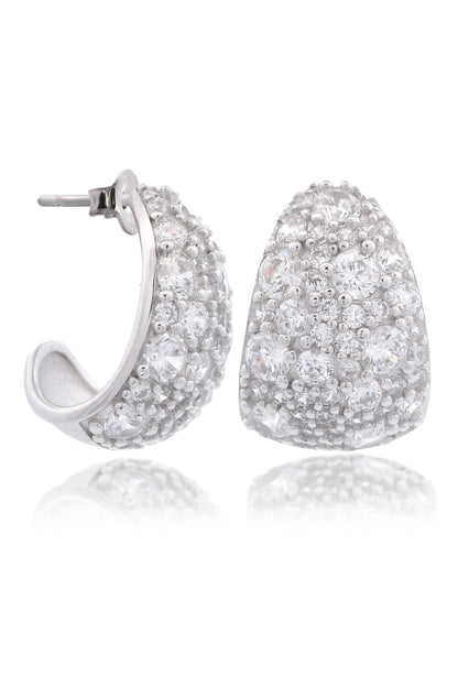 SYDNEY SOIRÉE ROSE BAY EARRINGS SILVER-PEROZ Accessories