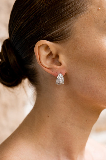 SYDNEY SOIRÉE ROSE BAY EARRINGS SILVER-PEROZ Accessories