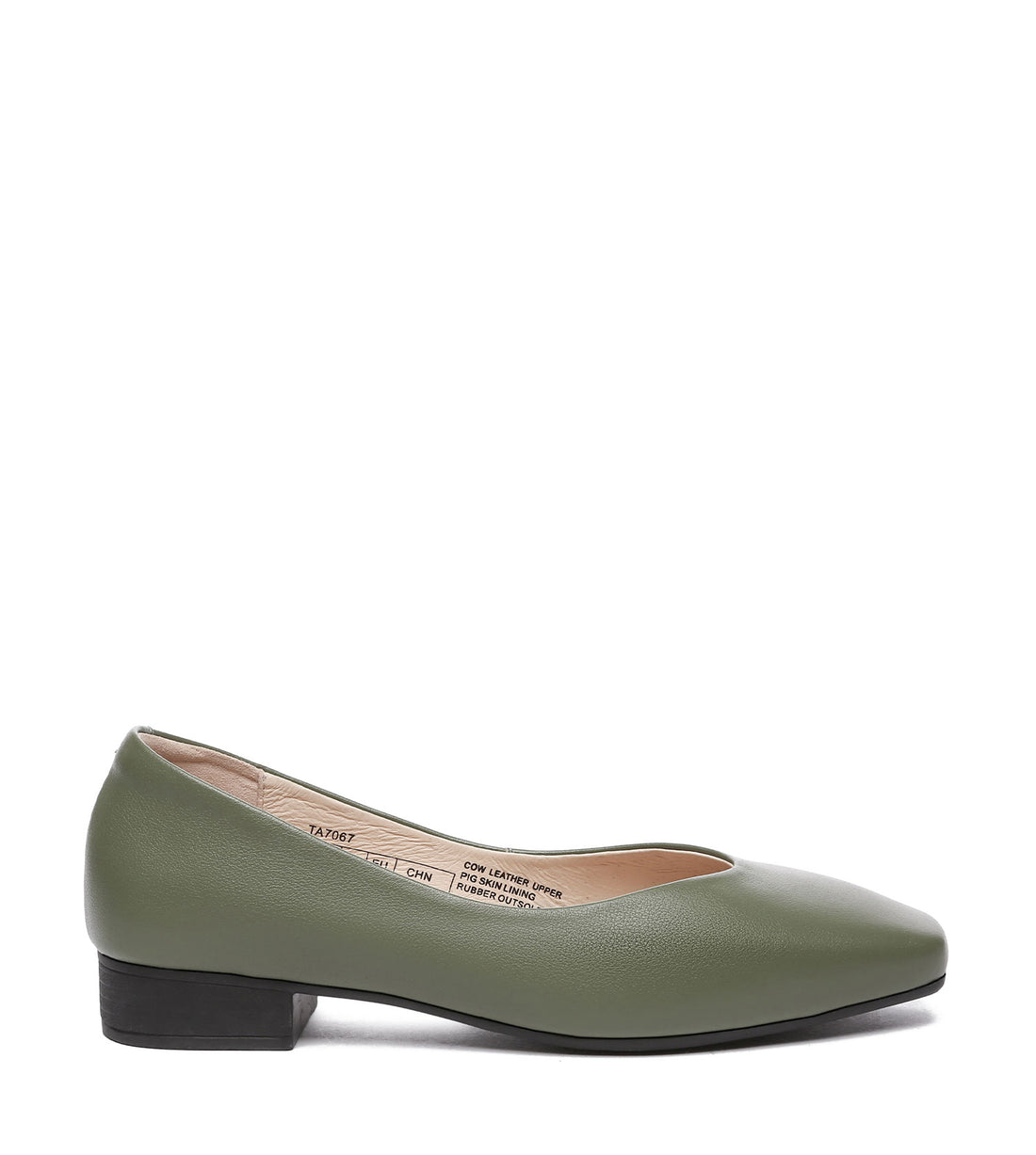 TARRAMARRA Women Square Toe Flats - TA7067-PEROZ Accessories