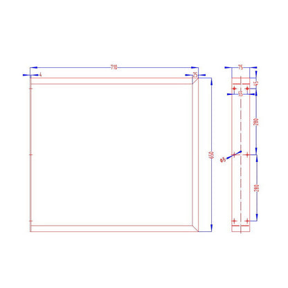 Artiss Metal Table Legs DIY Rectangular 71X65CM Set of 2-Home &amp; Garden &gt; DIY &gt; Table Tops &amp; Bases-PEROZ Accessories