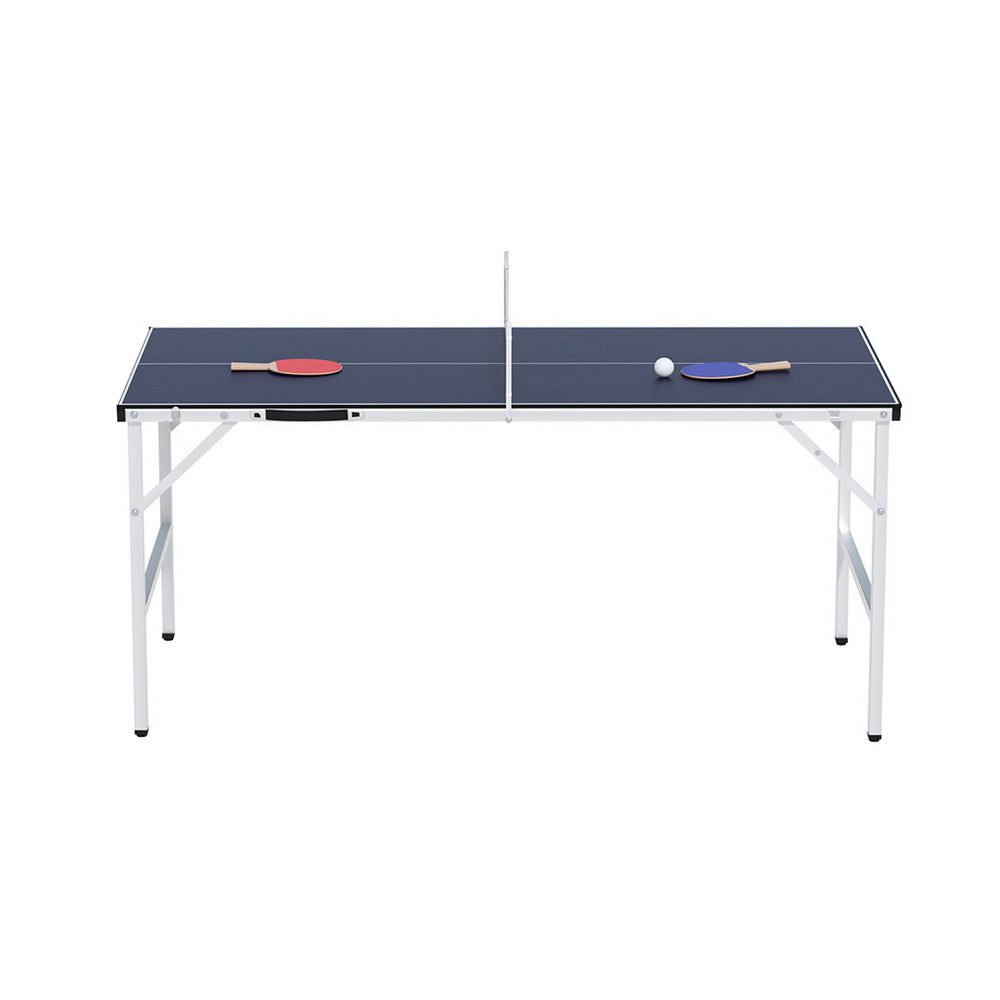 Everfit Table Tennis Ping Pong Table Portable Foldable Family Game Home Indoor-Sports &amp; Fitness &gt; Racquet Sports &gt; Table Tennis-PEROZ Accessories