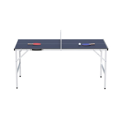 Everfit Table Tennis Ping Pong Table Portable Foldable Family Game Home Indoor-Sports &amp; Fitness &gt; Racquet Sports &gt; Table Tennis-PEROZ Accessories