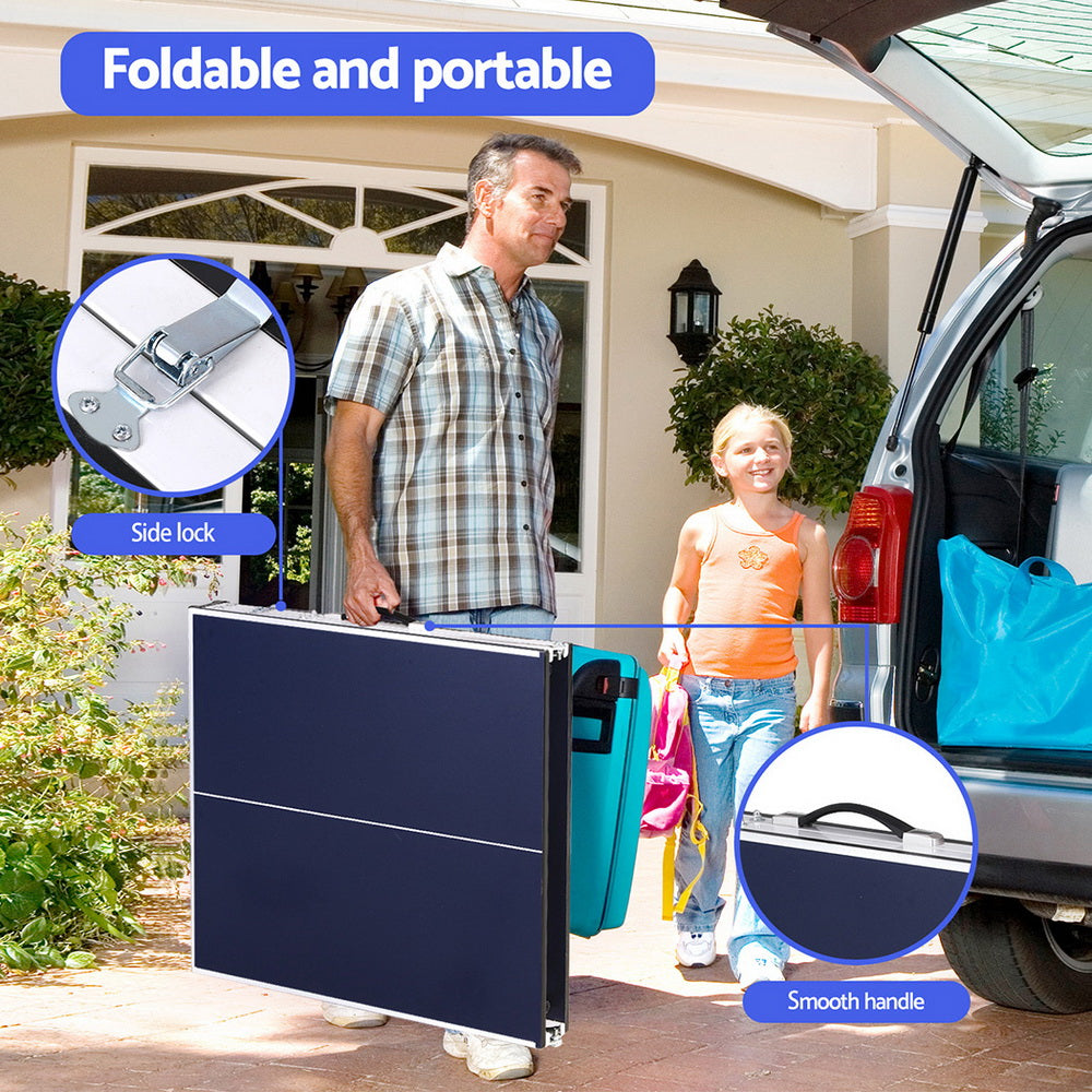 Everfit Table Tennis Ping Pong Table Portable Foldable Family Game Home Indoor-Sports &amp; Fitness &gt; Racquet Sports &gt; Table Tennis-PEROZ Accessories
