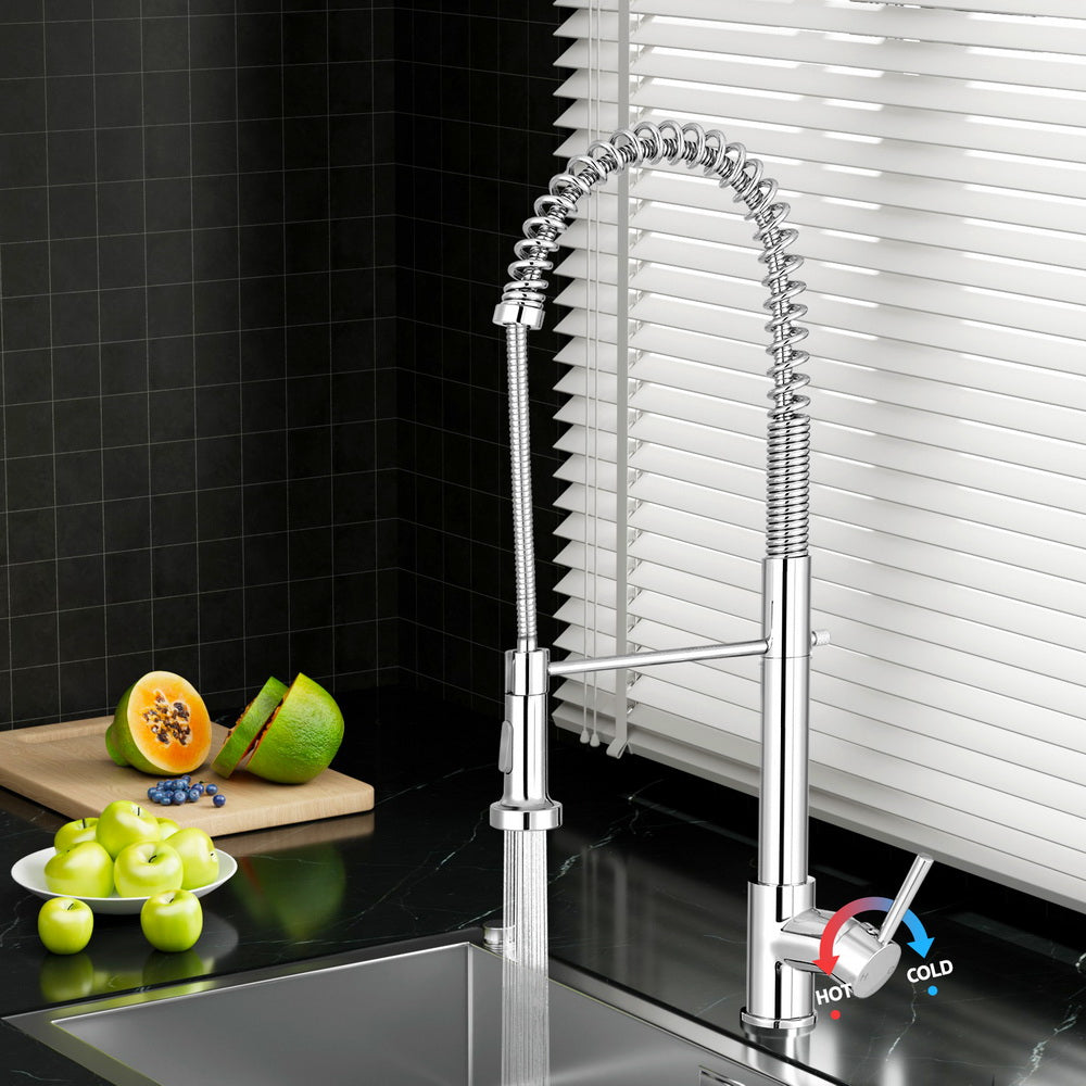Cefito Kitchen Mixer Tap Pull Down 2 Modes Sink Faucet Basin Laundry Chrome-Furniture > Bathroom > Tap &amp; Sink Accessories-PEROZ Accessories