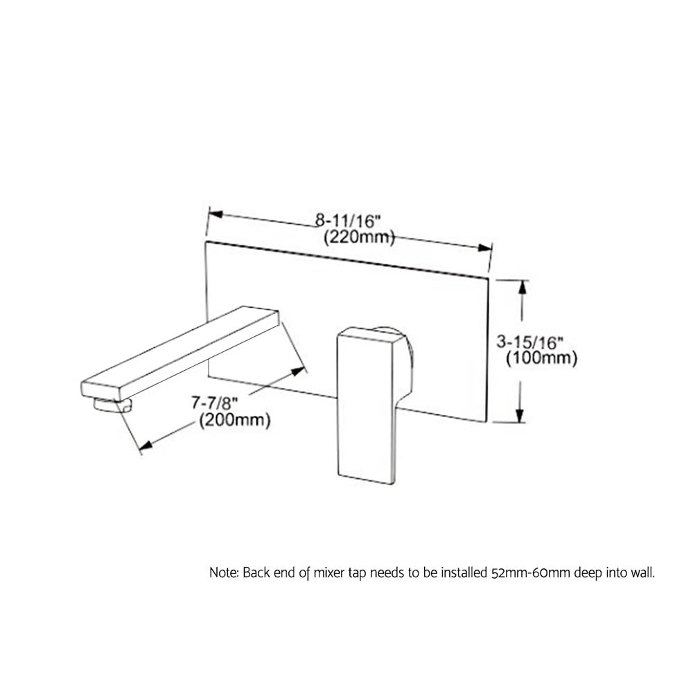 Cefito Bathroom Basin Mixer Tap Separate Faucet Vanity Laundry Black-Furniture &gt; Bathroom &gt; Tap &amp; Sink Accessories-PEROZ Accessories