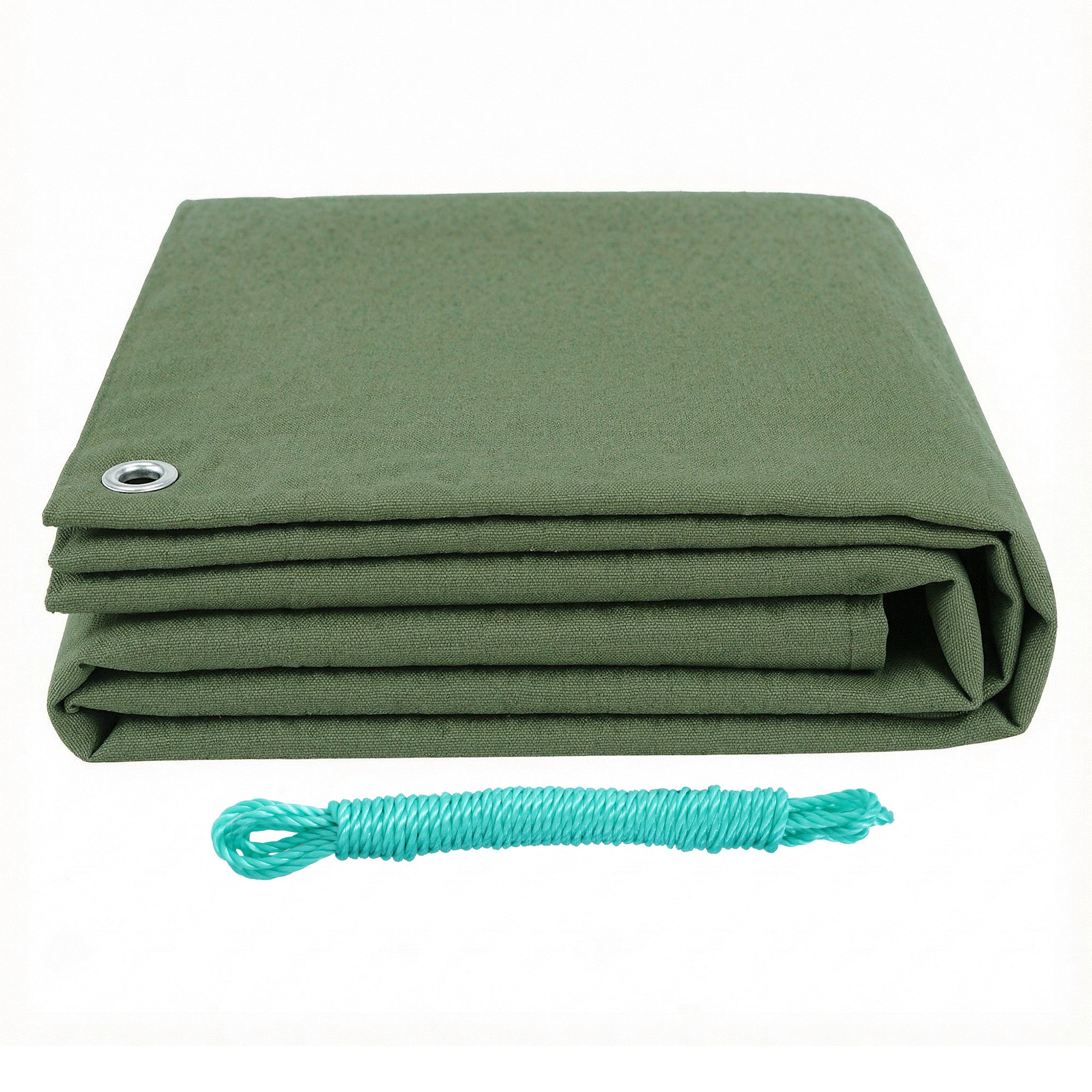 Instahut 3x4m Tarp Tarpaulin 600GSM Camping Canvas Heavy Duty Water Resistant-Outdoor Recreation > Camping > Caravan Accessories-PEROZ Accessories