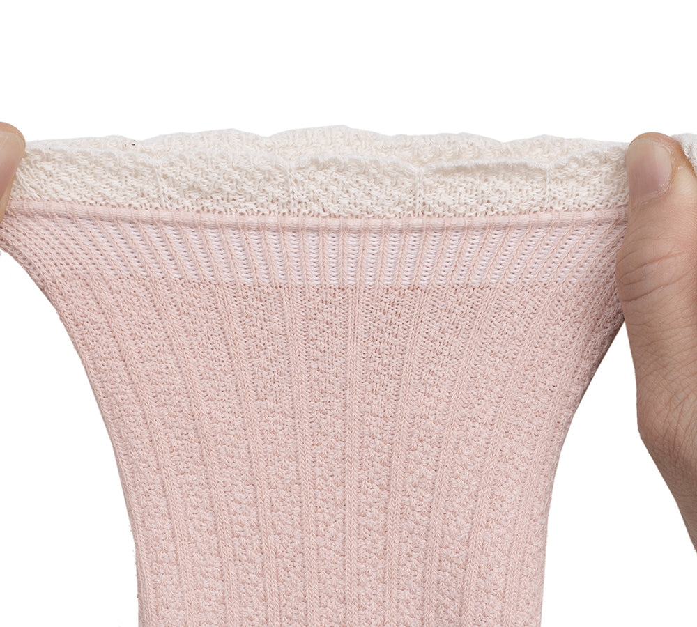 TARRAMARRA® 100% Cotton Ruffle Shallow Mouth Socks One Pair-PEROZ Accessories