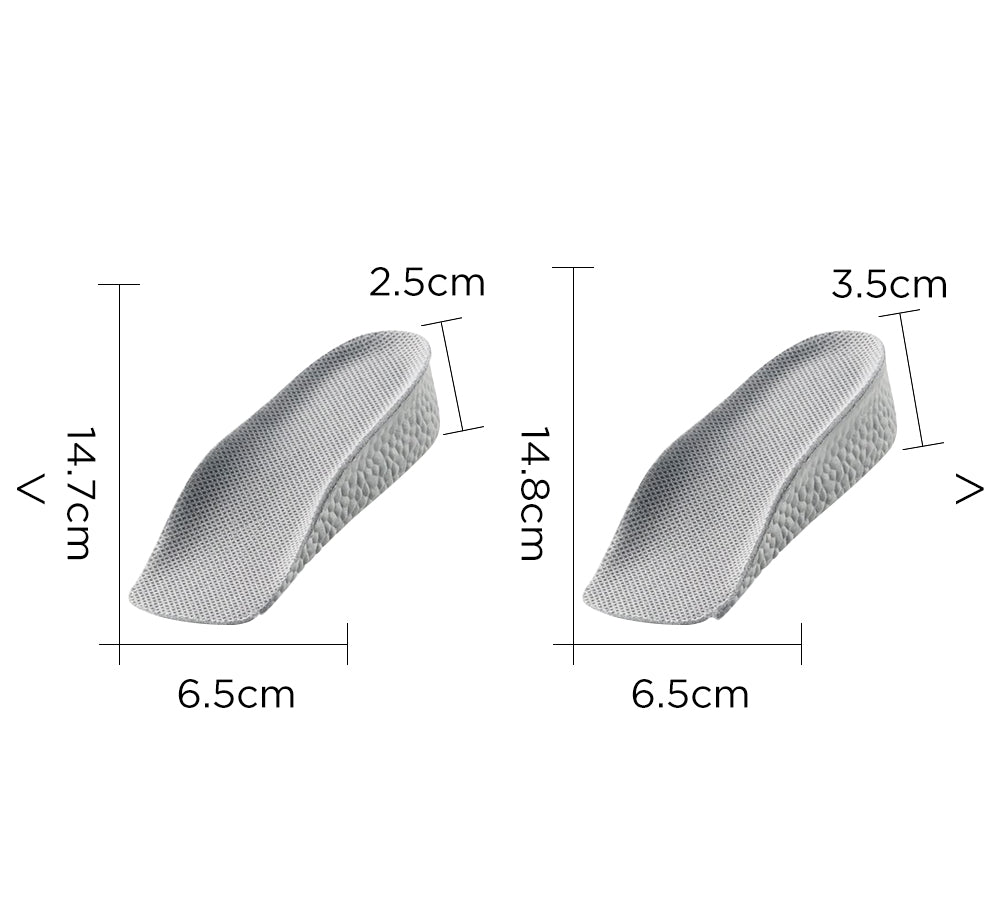 TARRAMARRA® Arch Support Invisible Heightening Insole Three Pairs-PEROZ Accessories
