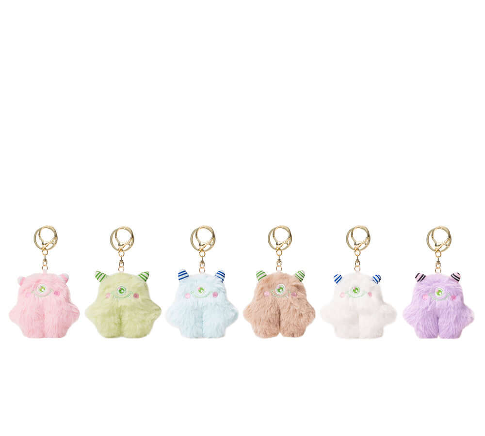 TARRAMARRA® Fluffy Cute Cylin Keyring-PEROZ Accessories
