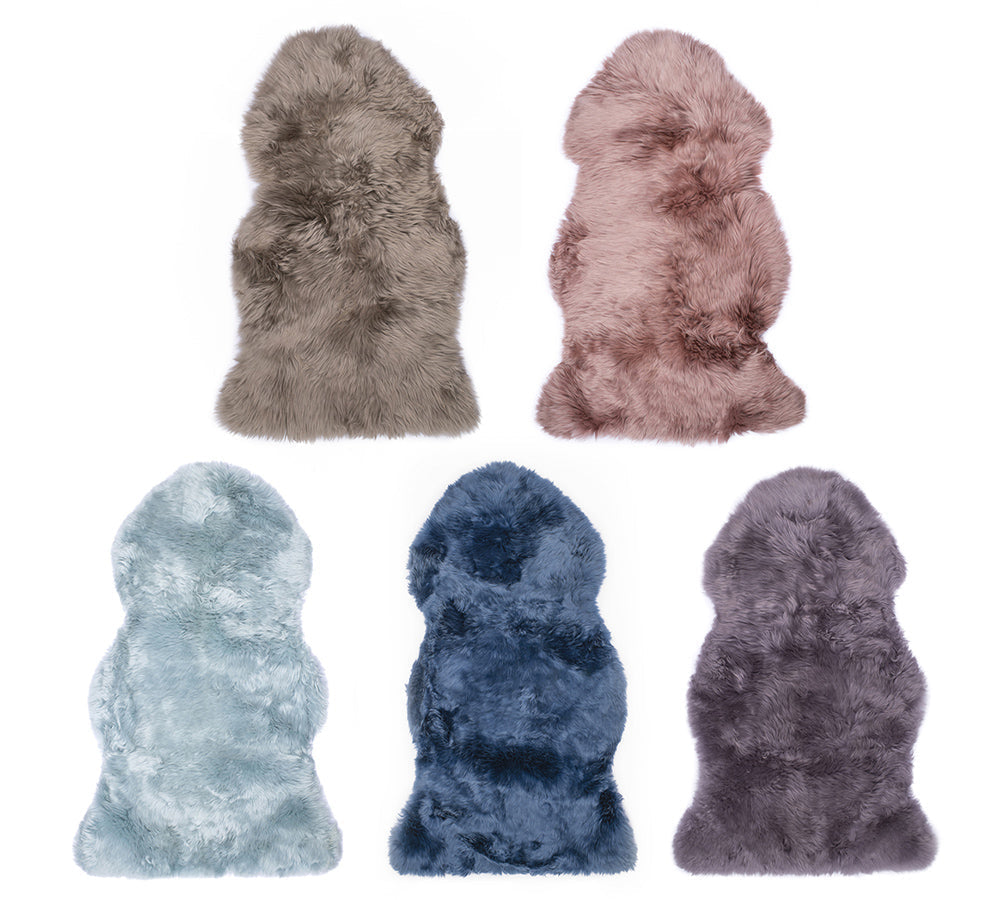 TARRAMARRA® Premium Australian Sheepskin Wool Single Color Long Rugs 105cm-PEROZ Accessories