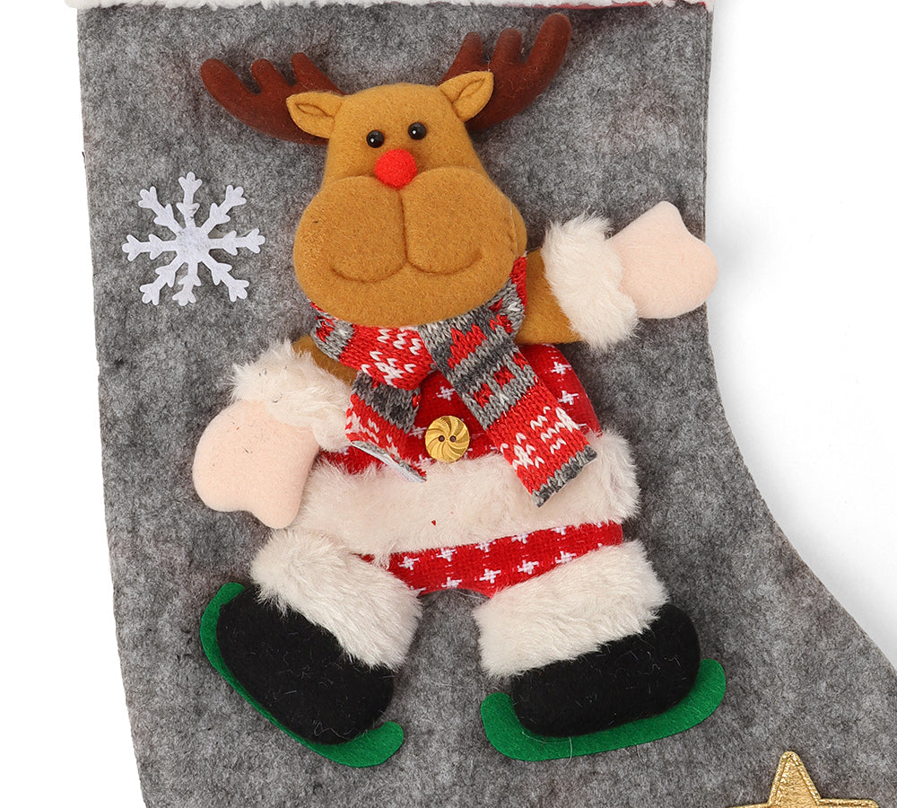 TARRAMARRA Two Christmas Reindeer Stockings-Accessories-PEROZ Accessories