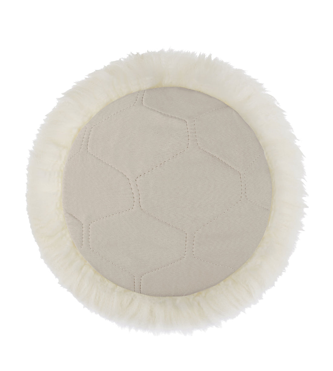 TARRAMARRA Round wool seat cushion 33cm x 33cm - TAZ105-Home Decor-PEROZ Accessories
