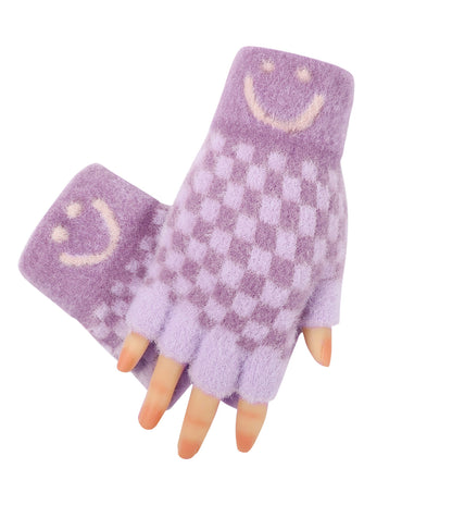TARRAMARRA Kids Fingerless Ultra Plush Knit Gloves - TAZ117-Gloves &amp; Mittens-PEROZ Accessories