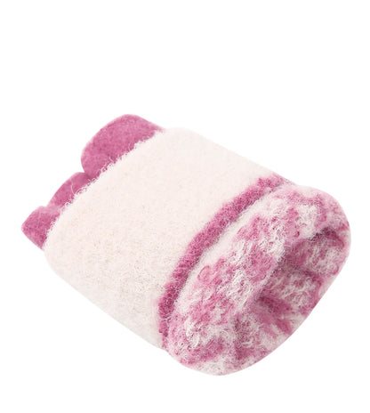 TARRAMARRA Kids Fingerless Ultra Plush Knit Gloves - TAZ117-Gloves &amp; Mittens-PEROZ Accessories