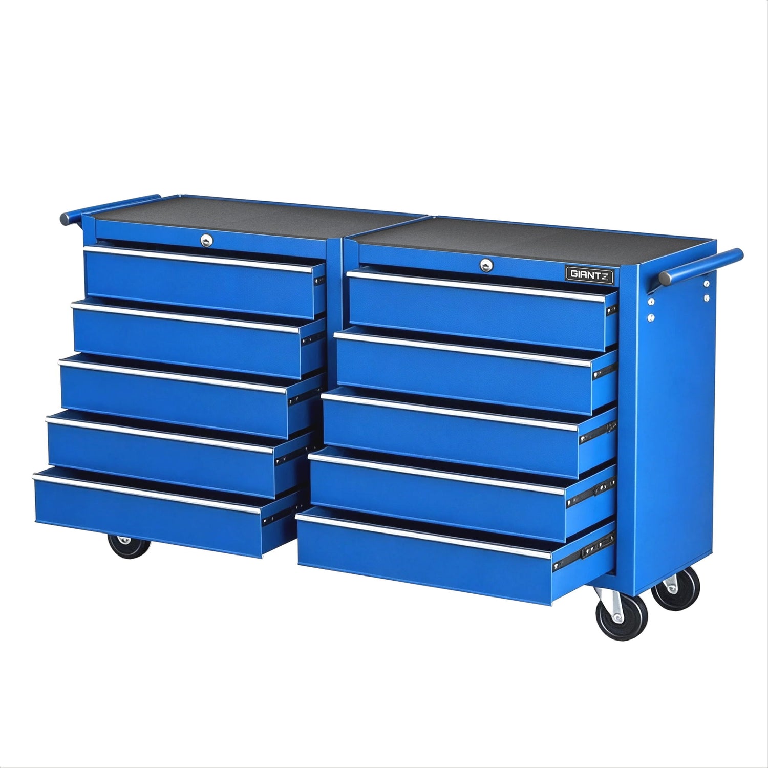Giantz Tool Chest Trolley 10 Drawers Toolbox Storage Blue-Tools > Tools Storage > Tool Boxes-PEROZ Accessories