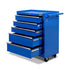Giantz 5 Drawer Tool Box Cabinet Chest Trolley Box Garage Storage Toolbox Blue-Tools > Tools Storage > Tool Cabinets-PEROZ Accessories