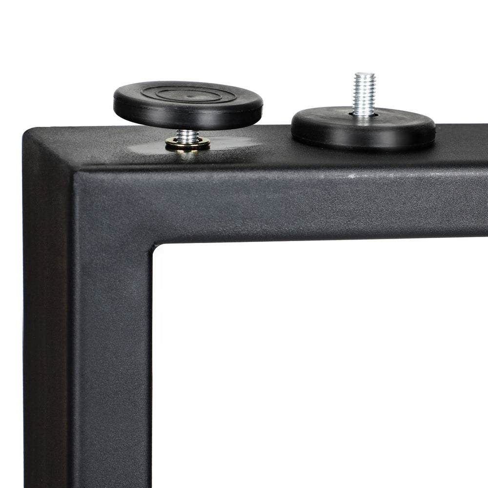 Oikiture Table Leg Desk Coffee Dining Furniture Hardware Metal Legs X2 Home Improvement Bench Box Steel DIY Industrial Rectangle 40 X 30CM-Table Legs-PEROZ Accessories